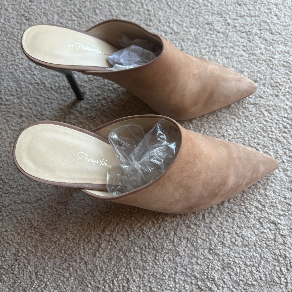 3.1 Phillip Lim Suede High Heel Mule Size 39
